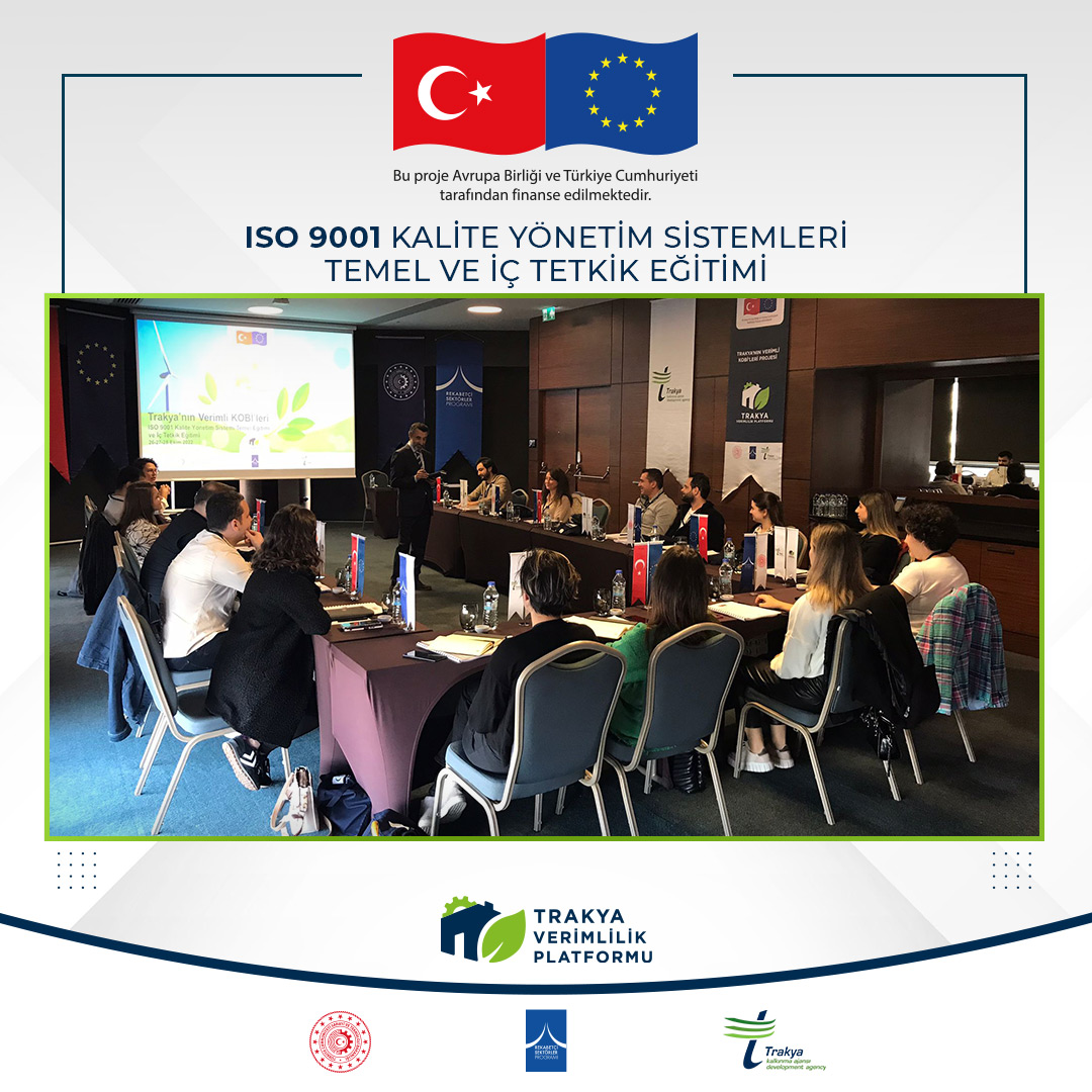 ISO 9001 Kalite Yönetim Sistemleri Temel ve İç Tetkik Eğitimi Gerçekleştirildi
