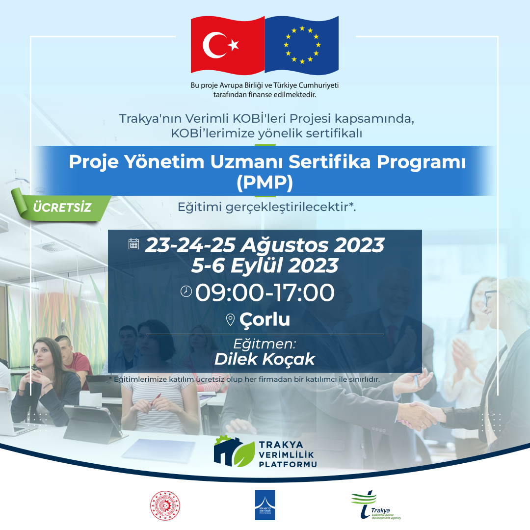 Proje Yönetimi Uzmanı Sertifika Programı (PMP) Eğitimi