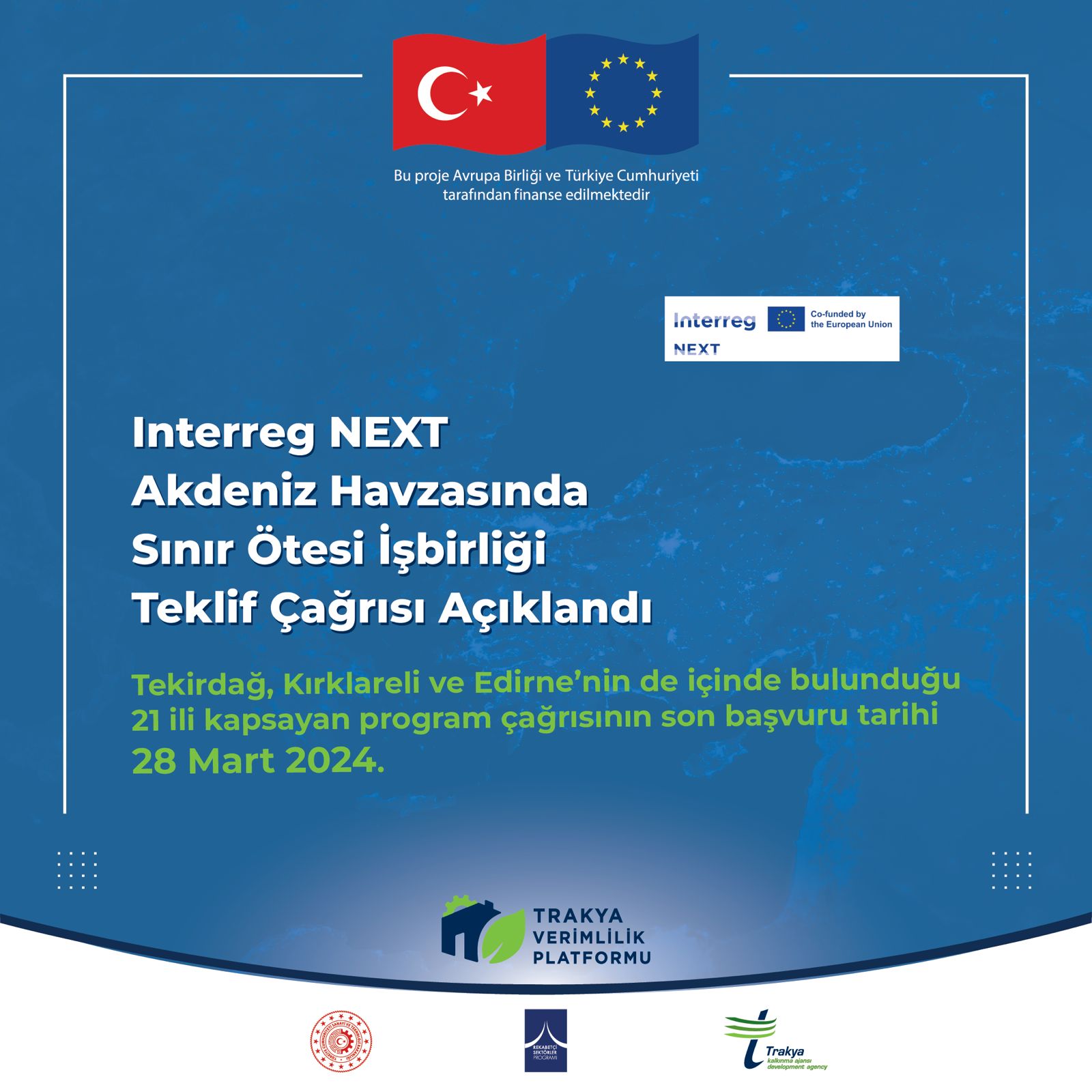 Interreg Next Akdeniz Havzasında Sınırötesi İşbirliği Programı